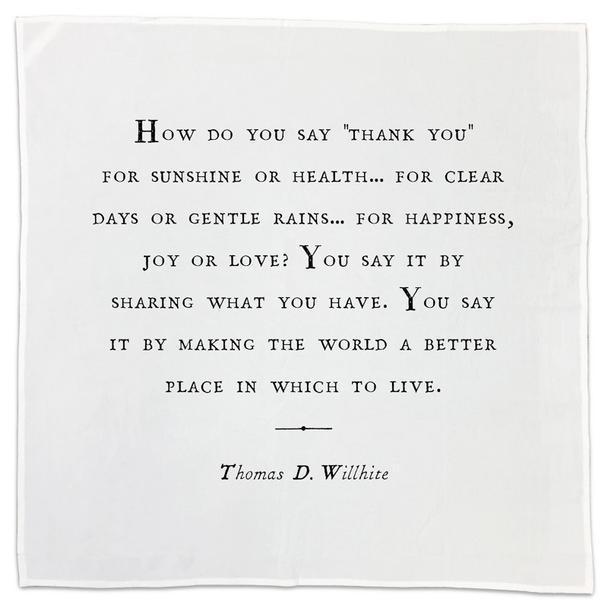 Gratitude Tea Towel