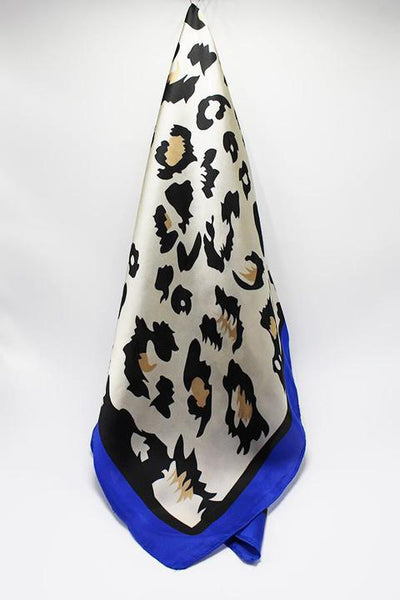 Bold Leopard Silk Scarf