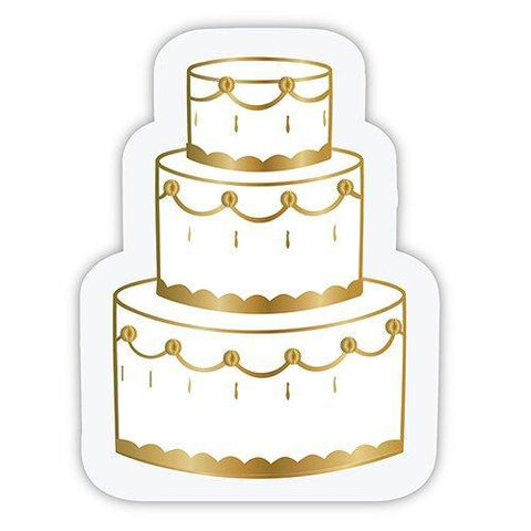 Wedding Cake Cocktail Napkin