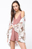 Buds Ruffle White Kimono Top