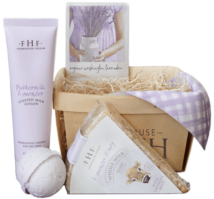 Lavender Harvest Gift Basket