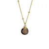 Gold Trinket Stone Necklace