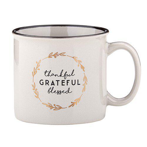 Thankful Grateful Blessed Mug