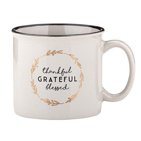 Thankful Grateful Blessed Mug