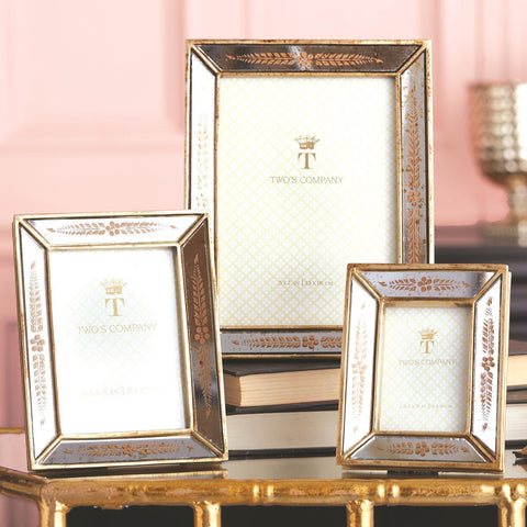 Gold Leaf Photo Frame