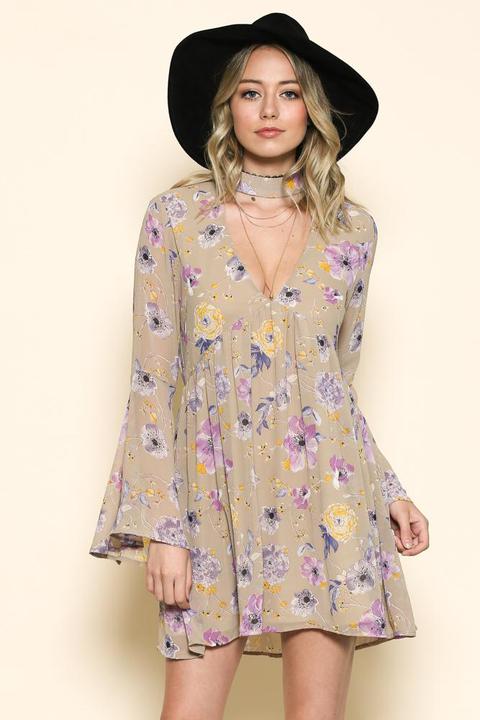 Byron Floral Flow Dress