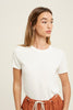 White Rib Tee