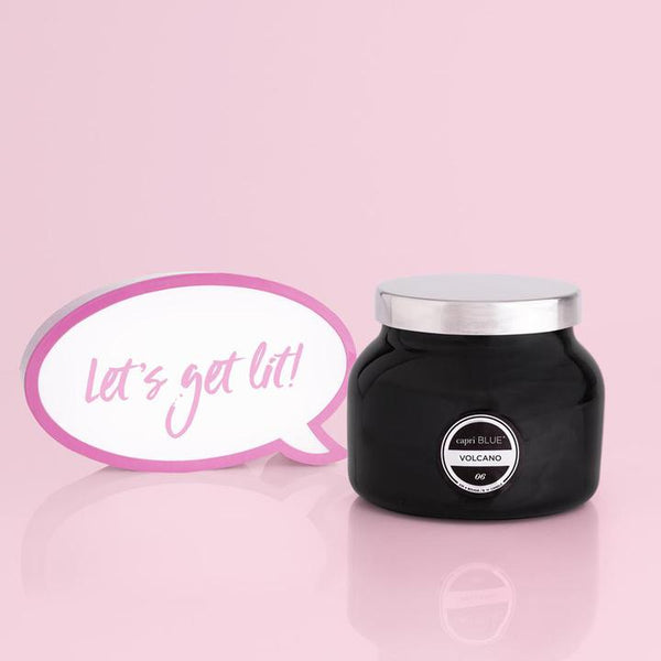 Volcano Black Petite Jar Candle