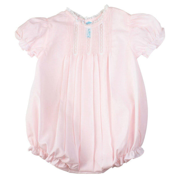 Pink Pintucks & Lace Bubble