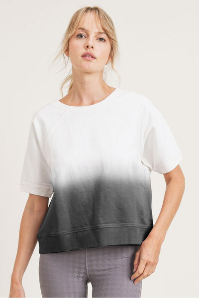 Grey Dye Rag Top