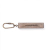 Wood Quote Keychain