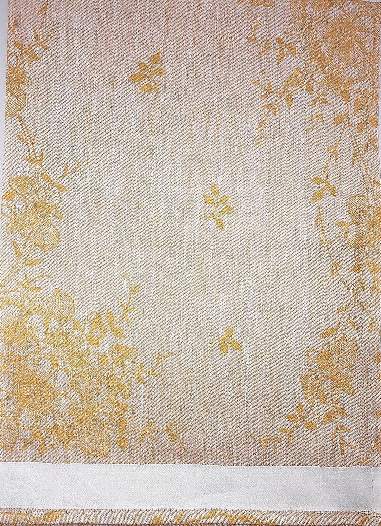 Yellow Floral Towel