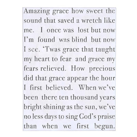 Amazing Grace Sign