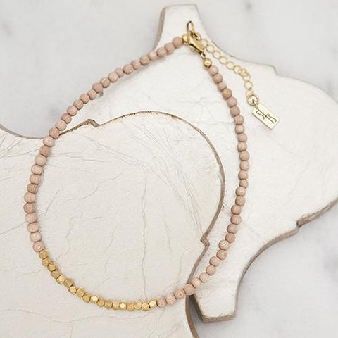 Golden Row Rose Choker