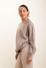 Taupe Slub Crewneck
