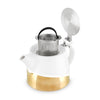 Harper Gold Dipped Ceramic Teapot & Infuser