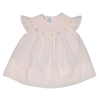 Pink Bishop Collar Fly Sleeve Dress