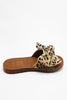 Taupe Bow Leopard Sandal