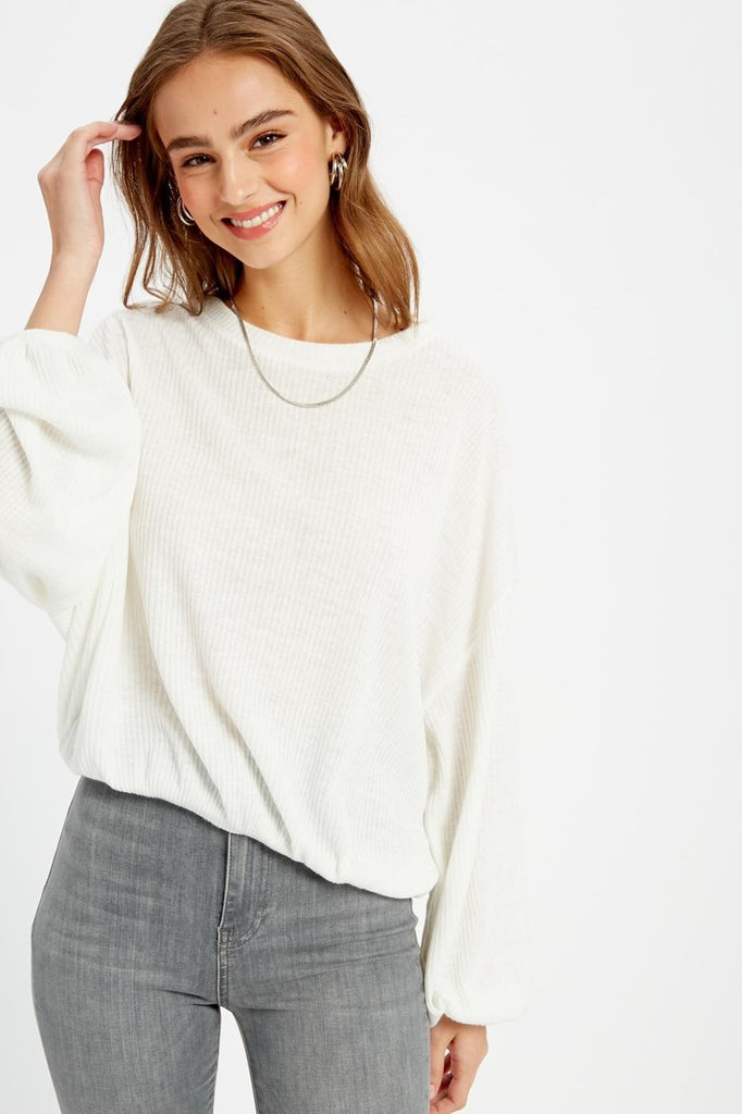 Balloon Knit Top