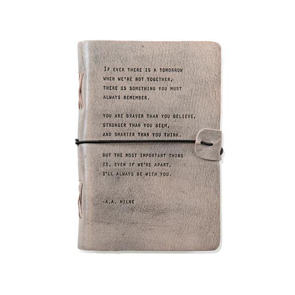 Grey Leather Journal