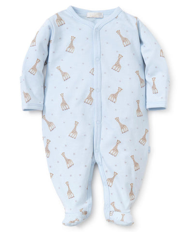 Blue Sophie la girafe Print Footie