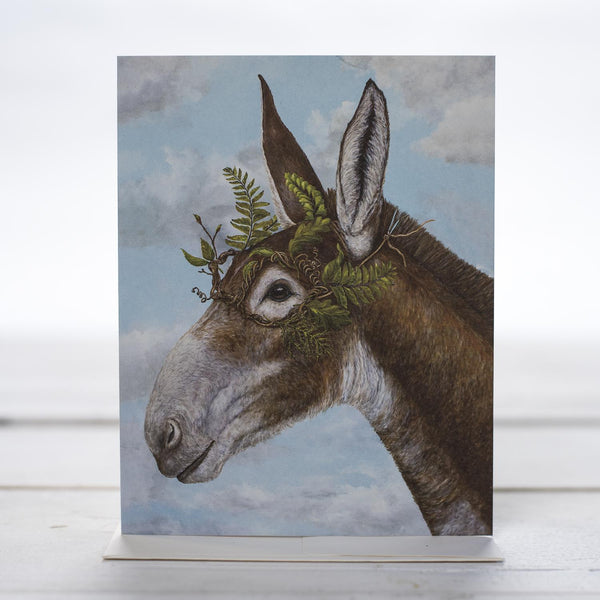 Mule Masquerade Greeting Card