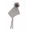 Pop Pom Knit Bonnet
