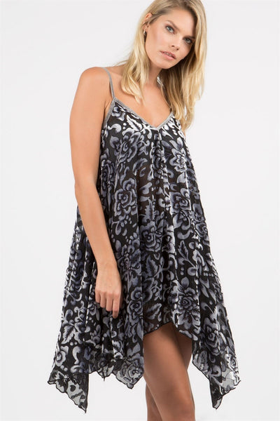 Crisp Velvet Slip Dress
