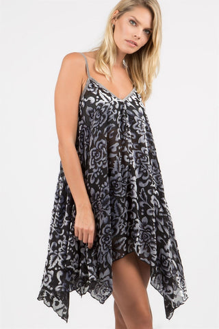 Crisp Velvet Slip Dress