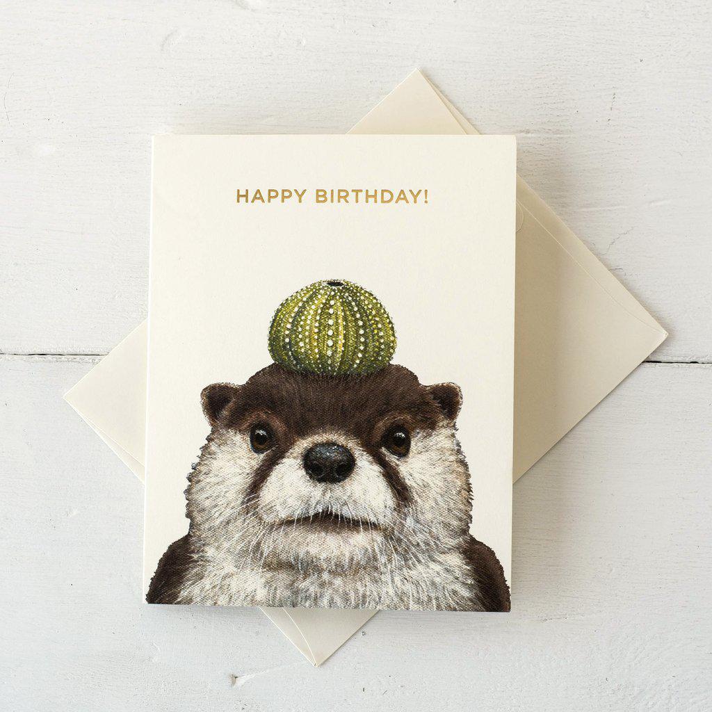 Othello Otter Birthday Card