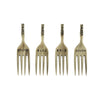 Brass Fork Cheese Markers