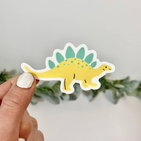 Yellow Dinosaur Sticker