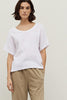Super Gauze White Top