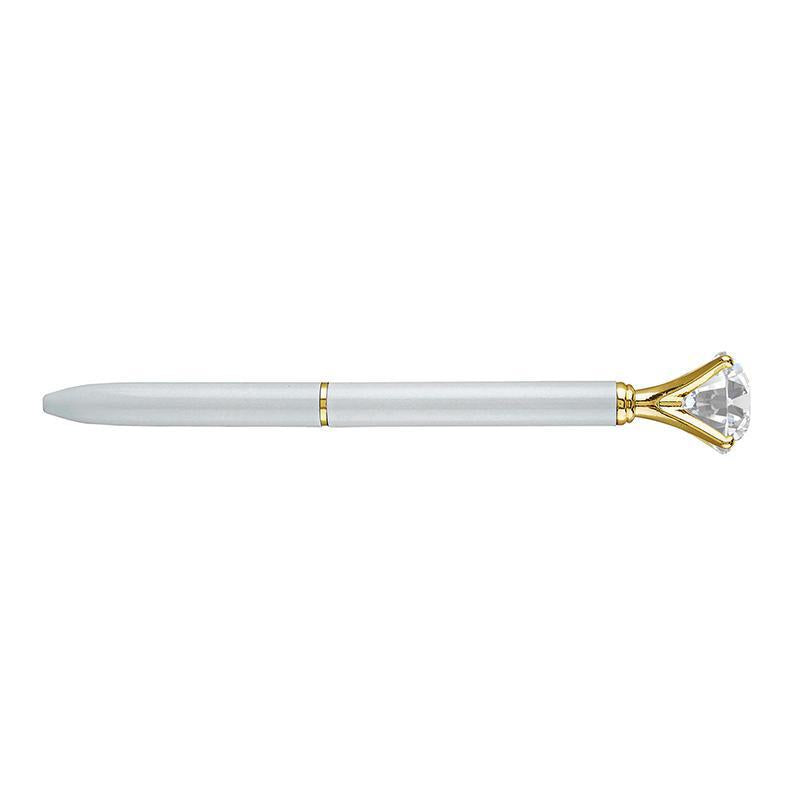 Matte Silver Gem Pen