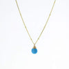 Gold Trinket Stone Necklace