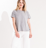 The Washed Cotton Crew Grey Tee