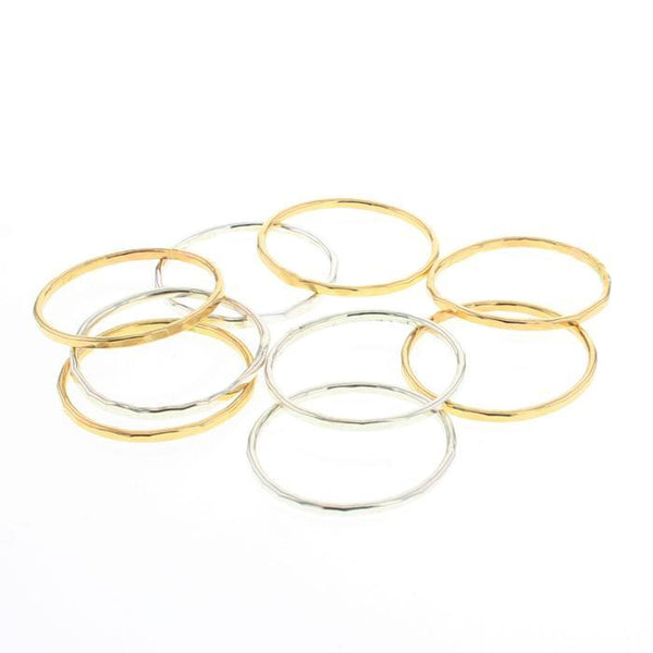 Thin Stack Gold Ring
