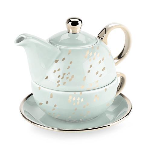 Addison Champagne Dots Tea for One Set