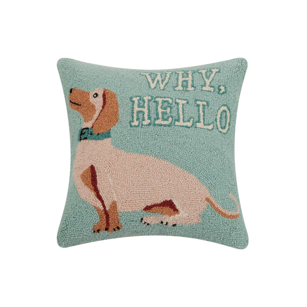 Why Hello Pup Pillow