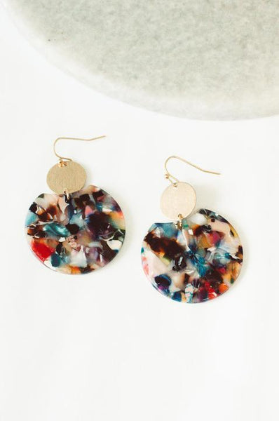 Beverly Funky Tortoise Earring