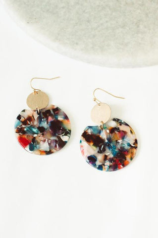 Beverly Funky Tortoise Earring