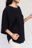 Black Scrunch Top