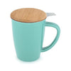 Bailey Blue Ceramic Tea Mug & Infuser