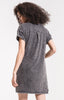 The Washed Cotton T-Shirt Dress in Black