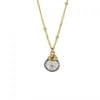 Gold Trinket Stone Necklace