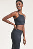 Black Rib Bra