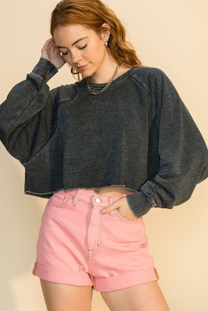 Rag Crop Sweat Top