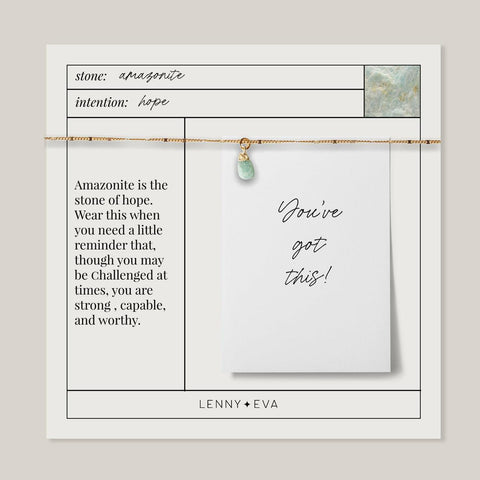 Bella Necklace Amazonite