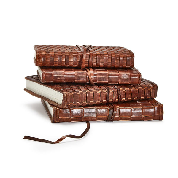Hand Woven Leather Journal