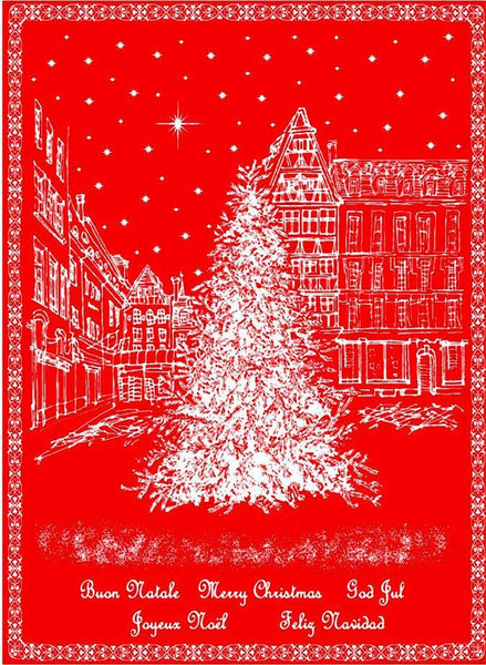 Christmas Village Towel